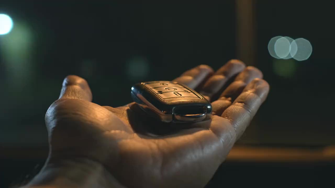 Car keys being handed over to a customer